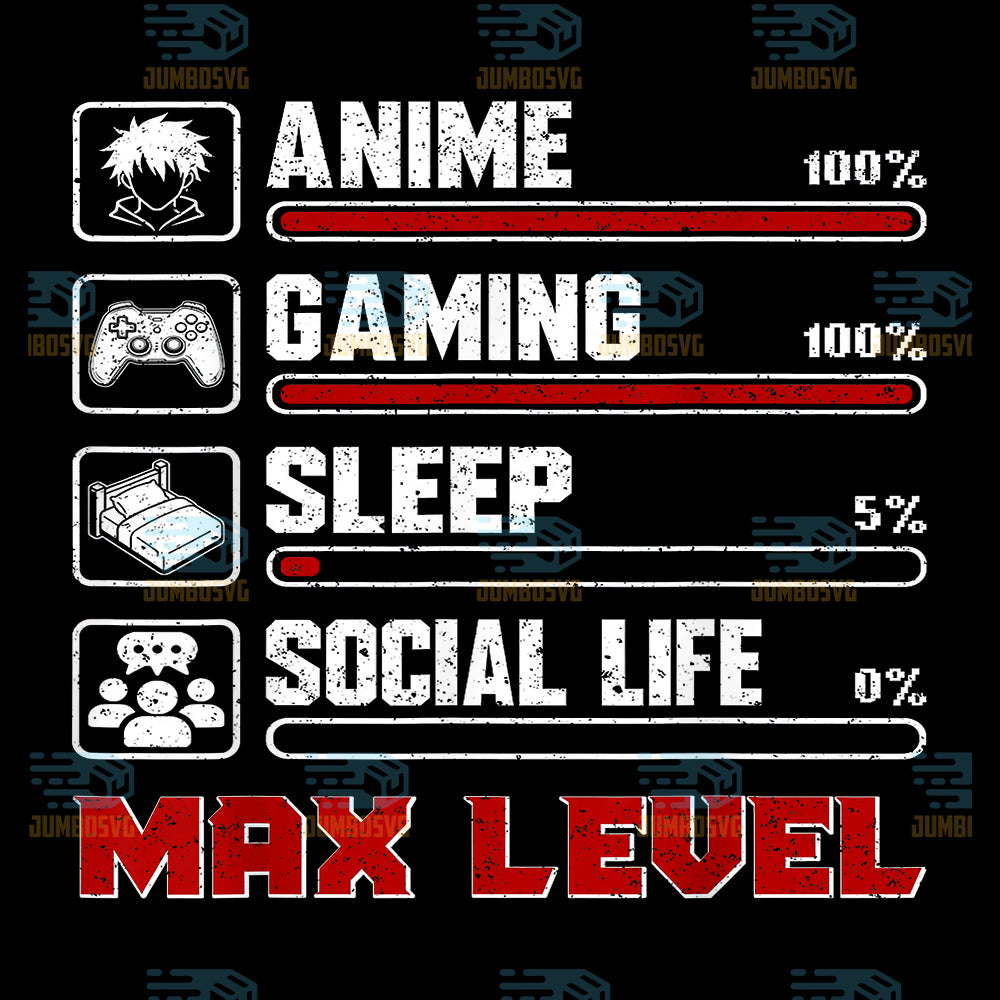 Anime-Gaming-Max-Level-Png