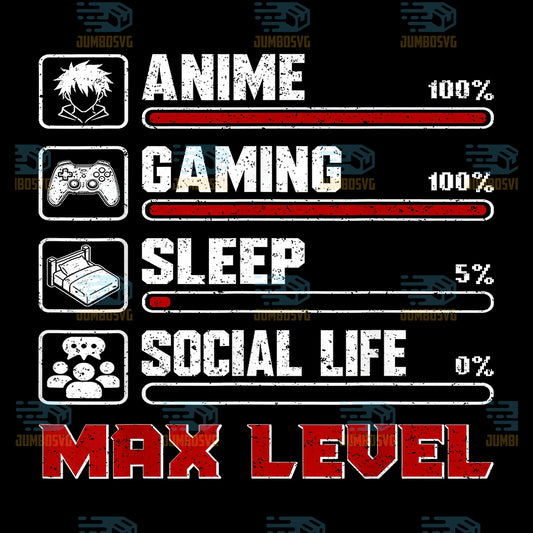 Anime-Gaming-Max-Level-Png