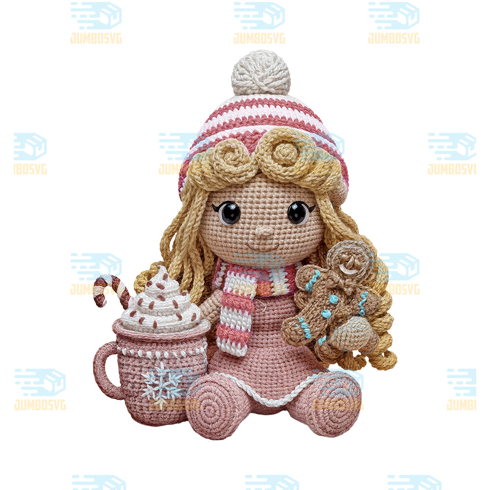 Anna-Crochet-Christmas-Png-Crochet-Gingerbread-Girl-Png-Christmas-Cocoa-Png-Holiday-Yarn-Anna-Png