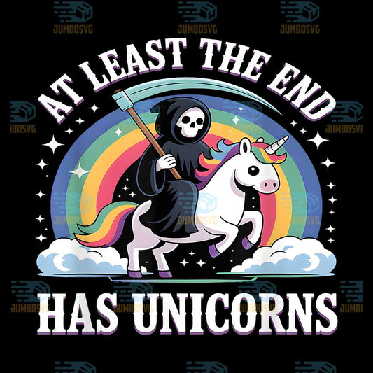 At-Least-The-End-Has-Unicorns-Cute-Grim-Reaper-Png-1