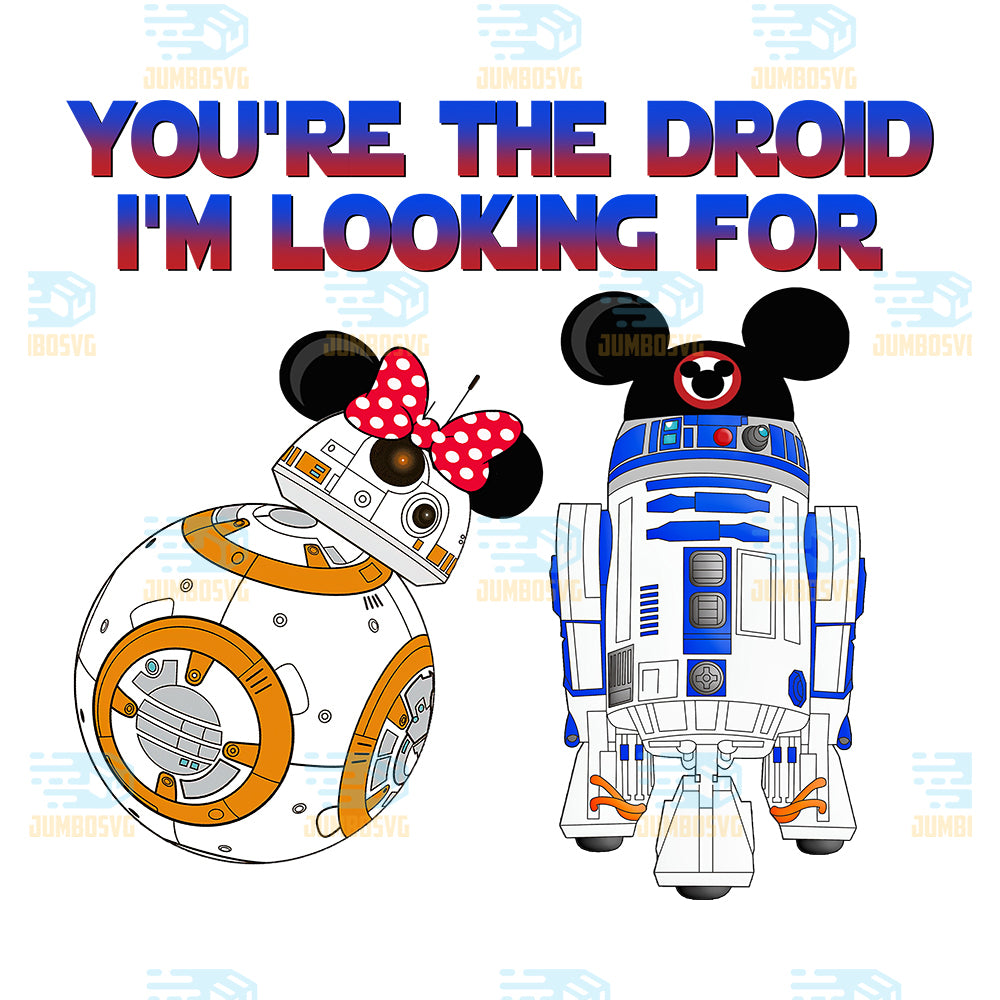 BB8-And-R2D2-You-re-The-Droid-I-m-Looking-For-Png