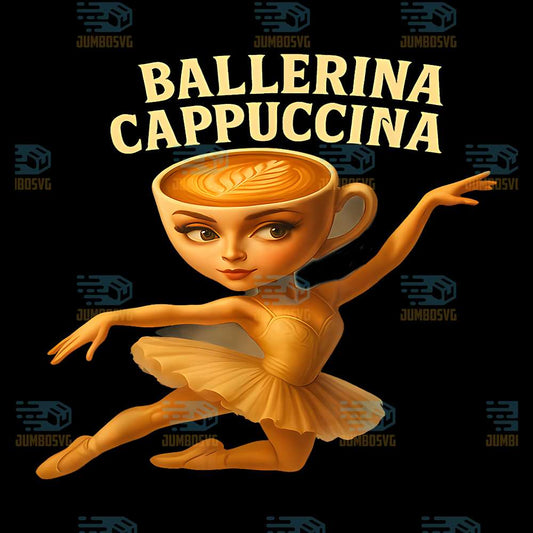 Ballerina-Cappuccina-Dance-Meme-Png