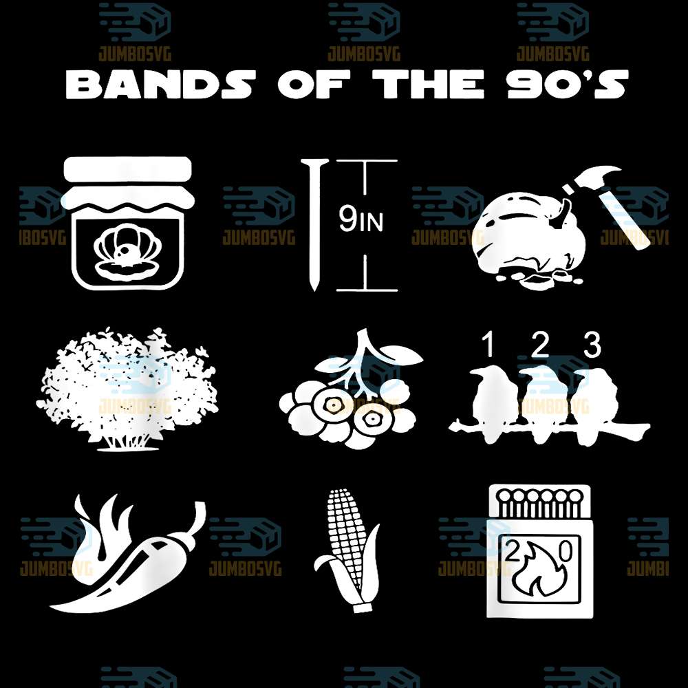 Bands-Of-The-90-s-Png
