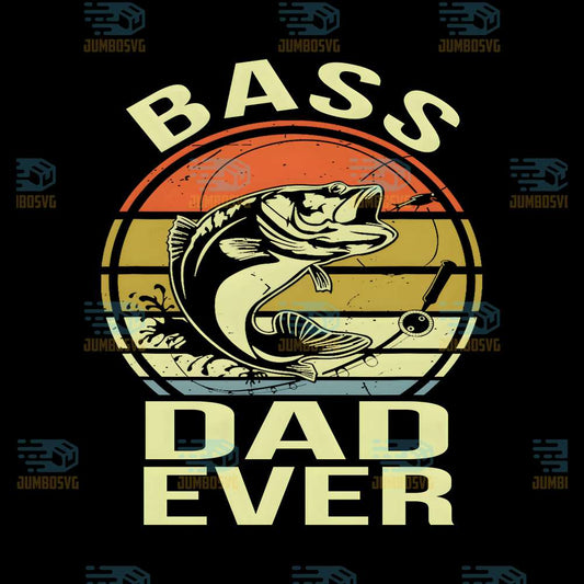 Bass-Dad-Ever-Fishing-Png