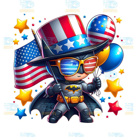 Batman-America-4th-Of-July-Png