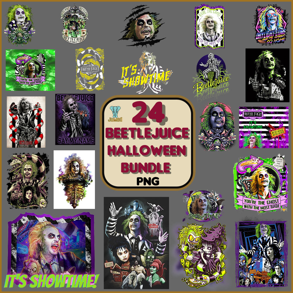 BeetlejuiceHalloweenPngBundle