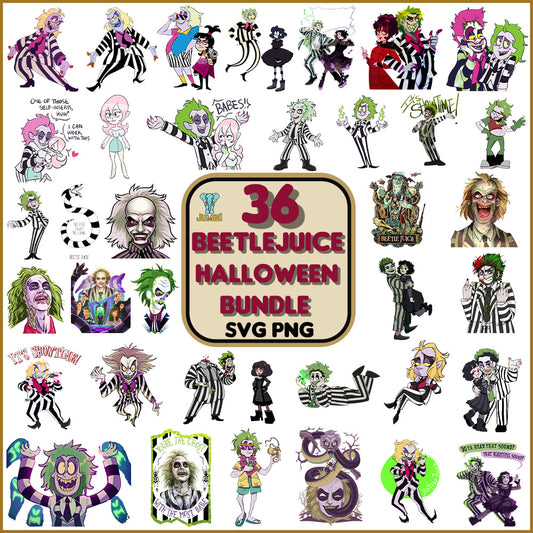 BeetlejuiceHalloweenSvgBundle