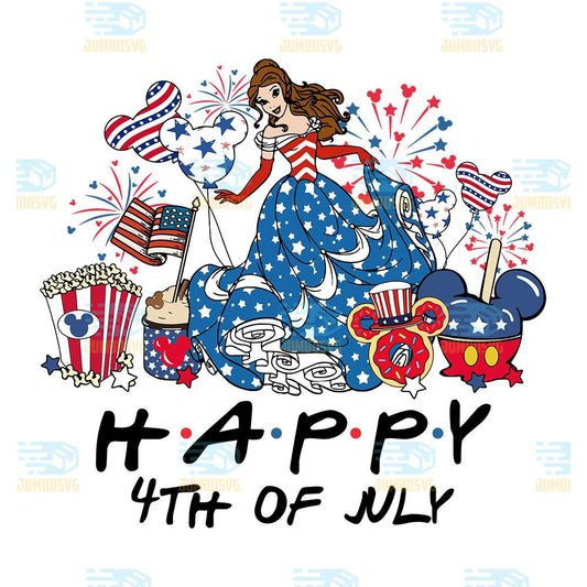 Belle-America-Happy-4th-Of-July-Png