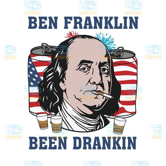 Ben-Franklin-Been-Drankin-Svg