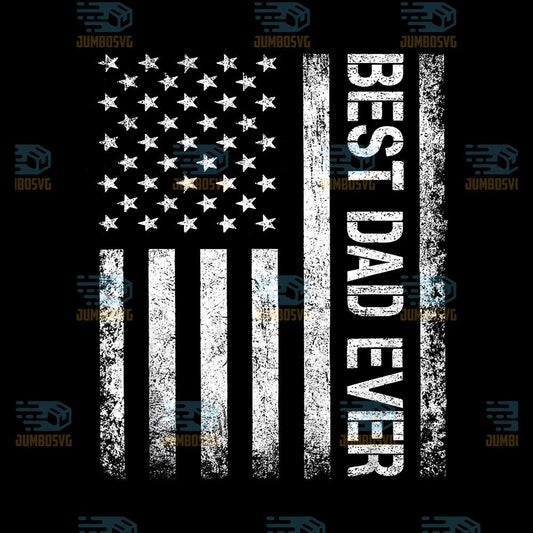 Best-Dad-Ever-Us-American-Flag-Png