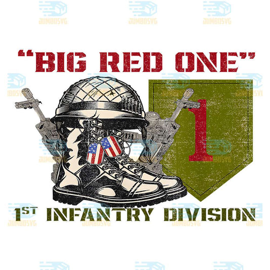 Big-Red-One-Veteran-1st-Infantry-Division-Png