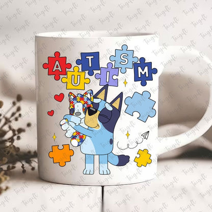 Big Bundle Autism Awareness Sublimation, Autism Puzzle, Funny Dog And Friends, Character Cartoon Autism Mouse And Friends, Super Hero Autism