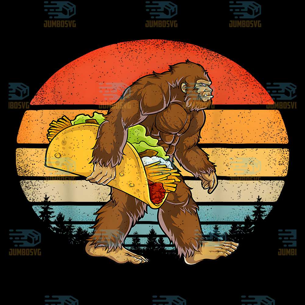 Bigfoot-Carrying-Taco-Cincode-Mayo-Png