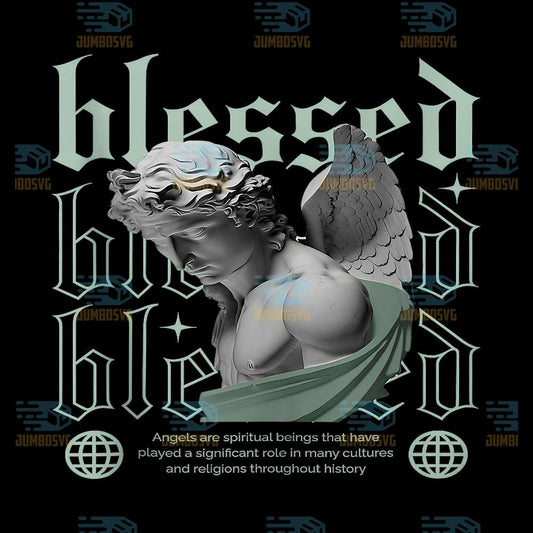 Blessed-Angel-Seafoam-Green-White-Color-Png