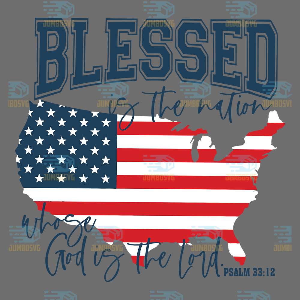 Blessed-Is-The-Nation-Whose-God-Is-The-Lord-Svg