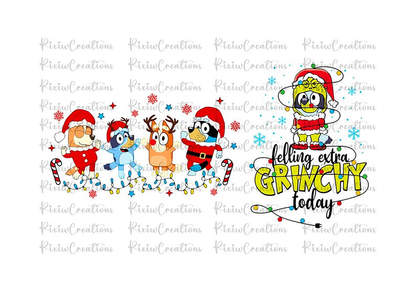 Blue Dog Christmas Png Bundle, Blue Dog Christmas Png Bundle, Christmas Svg Png Bundle, Christmas Family Shirt Design Png Svg Bundle - Jumbosvg