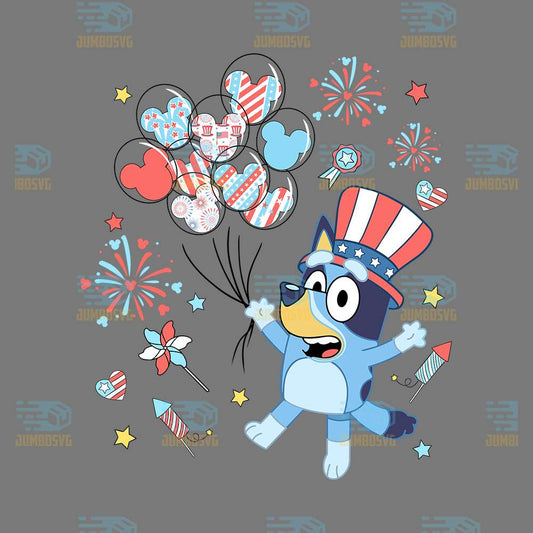 Bluey-4th-Of-July-Png