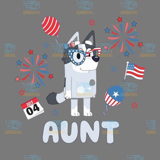 Bluey-Aunt-Trixie-4th-Of-July-Png