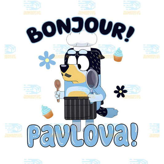 Bluey-Bandit-Dad-Bonjour-Pavlova-Png