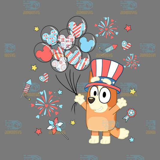 Bluey-Bingo-4th-Of-July-Png