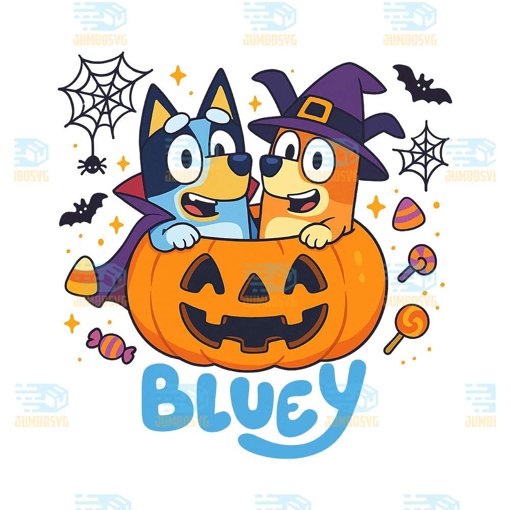 Bluey-Bingo-Fall-Halloween-Png