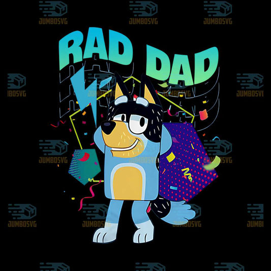 Bluey-Dad-Bluey-Dancing-Png