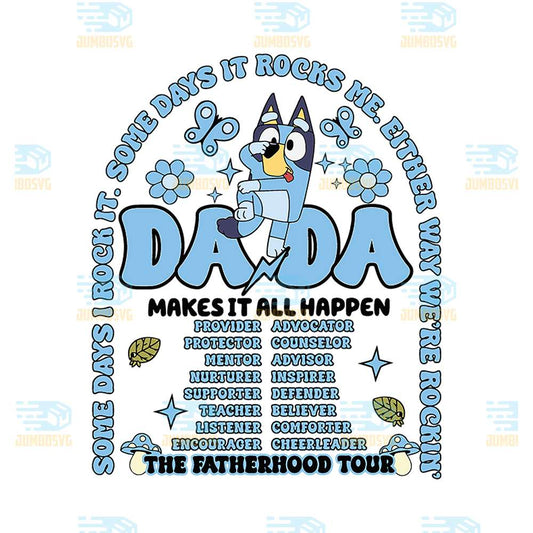 Bluey-Dada-The-Fatherhood-Tour-Png