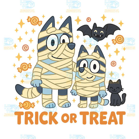 Bluey-Trick-Or-Treat-Halloween-Png-3
