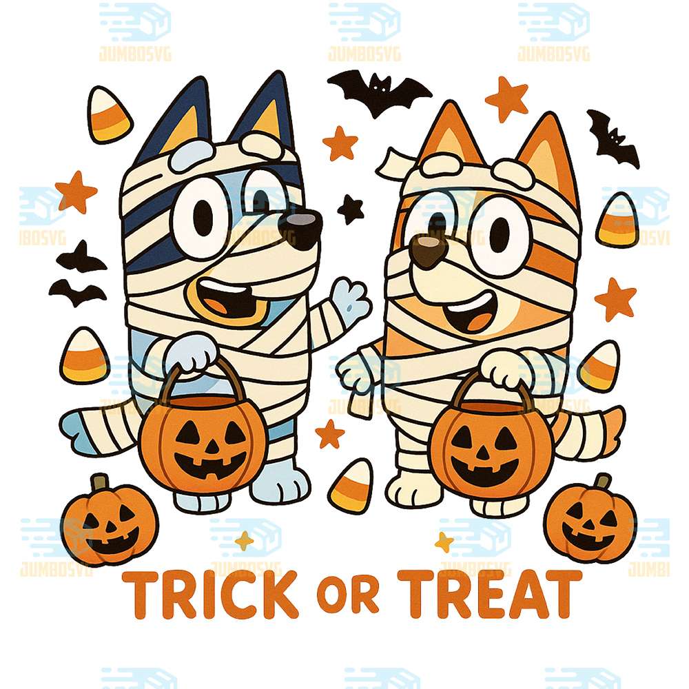 Bluey-Trick-Or-Treat-Halloween-Png-7