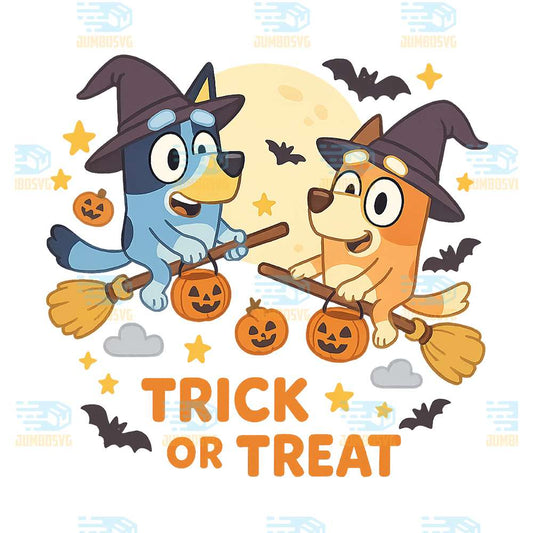 Bluey-Trick-Or-Treat-Halloween-Png