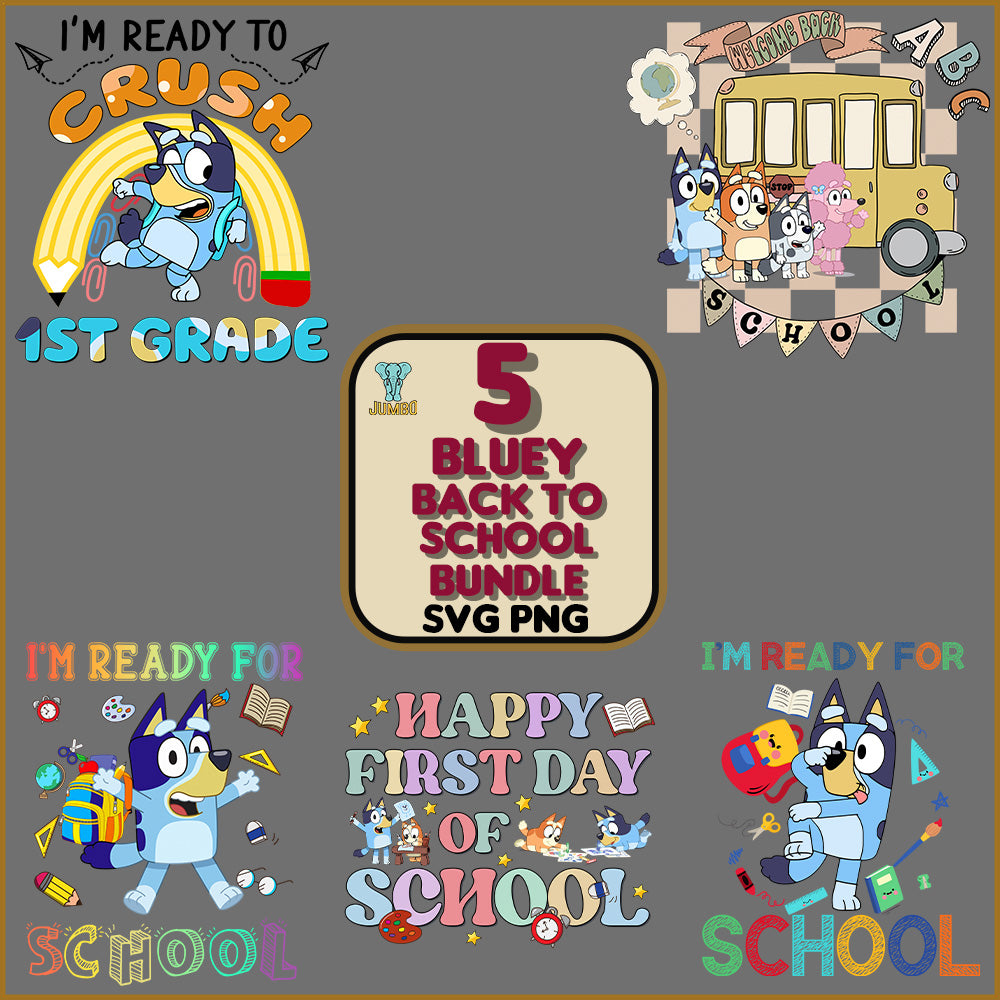 BlueyBackToSchoolSvgBundle