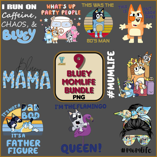 BlueyMomlifePngBundle