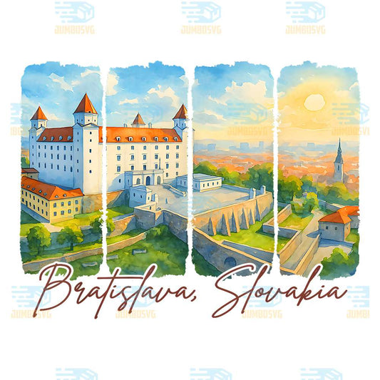 Bratislava-Slovakia-Travel-Brushstroke-Bratislava-Souvenir-Png