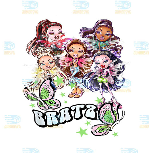 Bratz-Pixiez-And-Butterfliez-Vintage-Group-Shot-Png