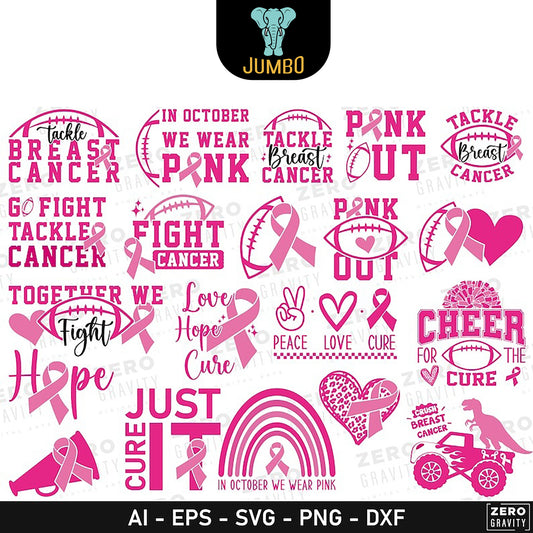 BreastCancerAwarenessSvgBundle