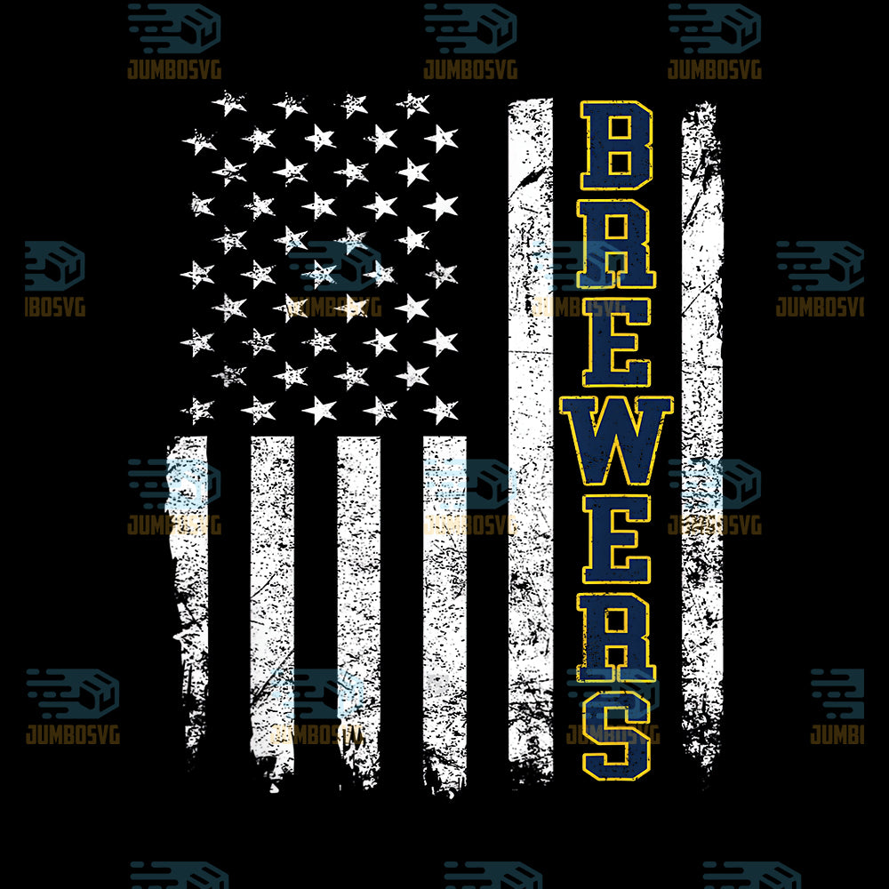 Brewers-Vintage-US-Flag-Png