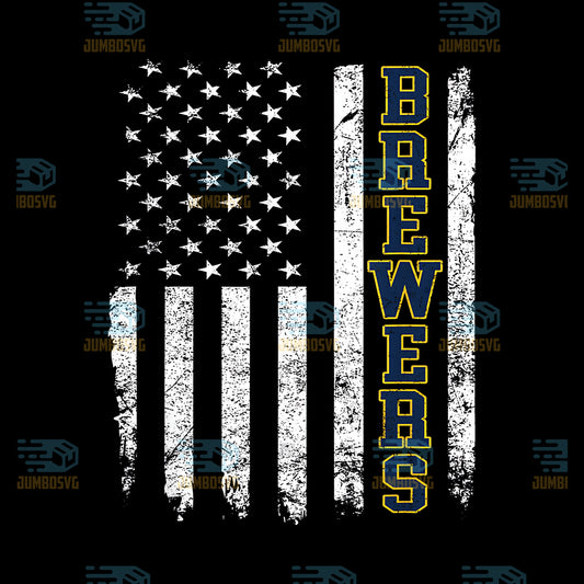 Brewers-Vintage-US-Flag-Png
