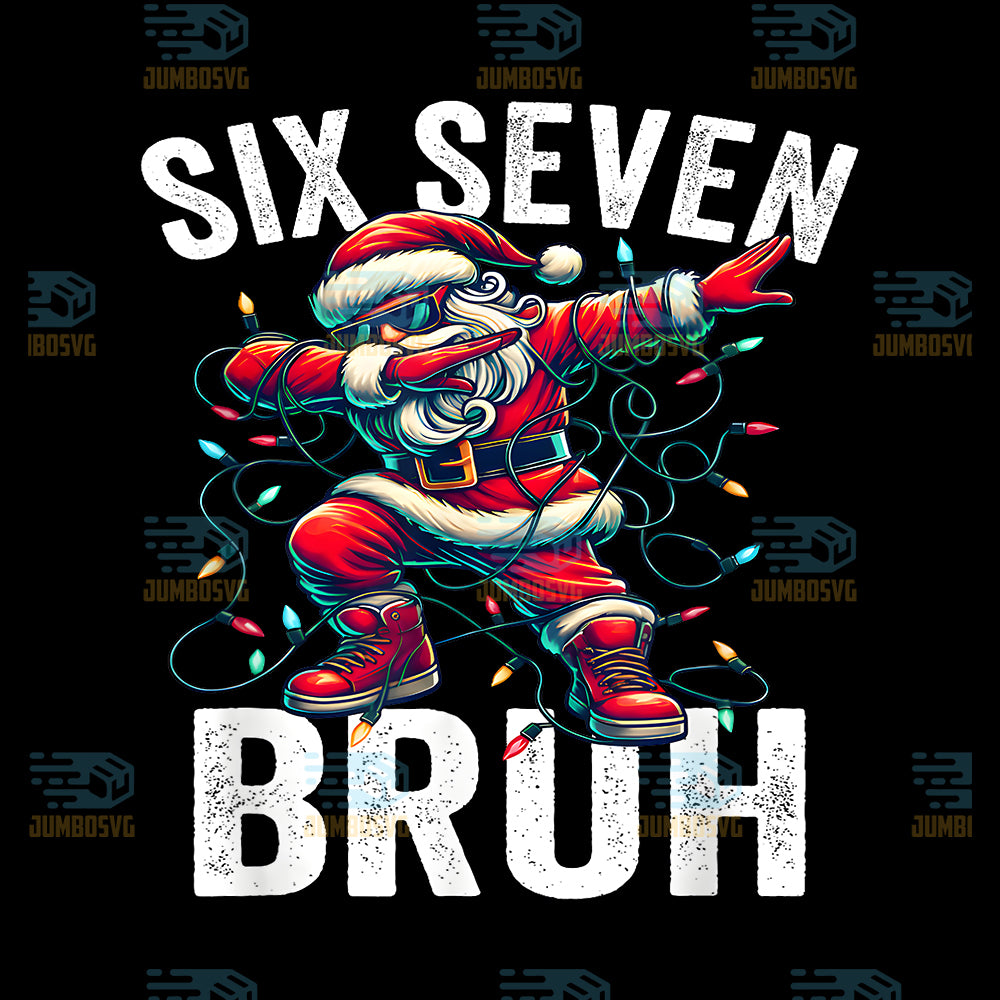 Bruh-67-Six-Seven-Santa-Dabbing-Christmas-Meme-Png