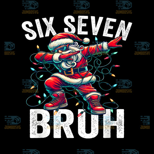 Bruh-67-Six-Seven-Santa-Dabbing-Christmas-Meme-Png