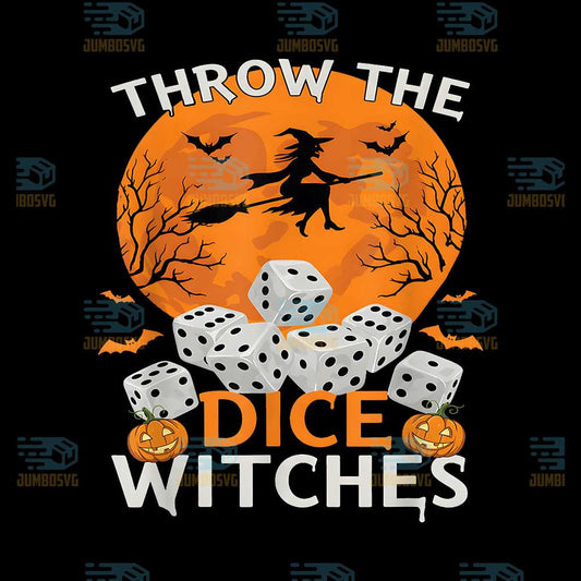 Throw The Dice Witches Bunco Game PNG