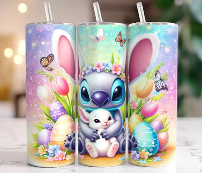 Bundle 30 Cartoon Easter Tumbler Wrap, 20oz Skinny Tumbler, Cartoon bundle wrap, 20oz skinny tumbler, easter bundle png, tumbler wrap, PNG