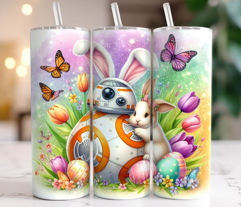 Bundle 30 Cartoon Easter Tumbler Wrap, 20oz Skinny Tumbler, Cartoon bundle wrap, 20oz skinny tumbler, easter bundle png, tumbler wrap, PNG