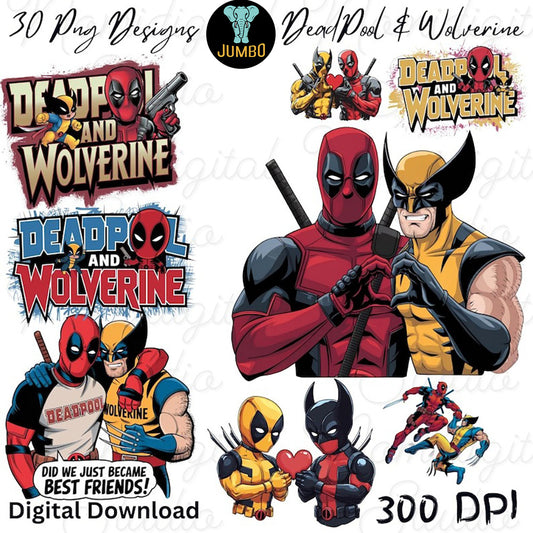 Bundle Deadpool 3 Png - Jumbosvg