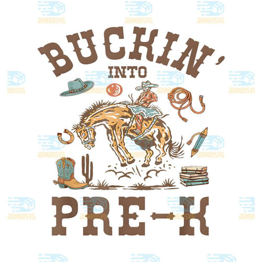 Burkin-Into-Preschool-Western-Cowboy-Pre-K-Squad-Png