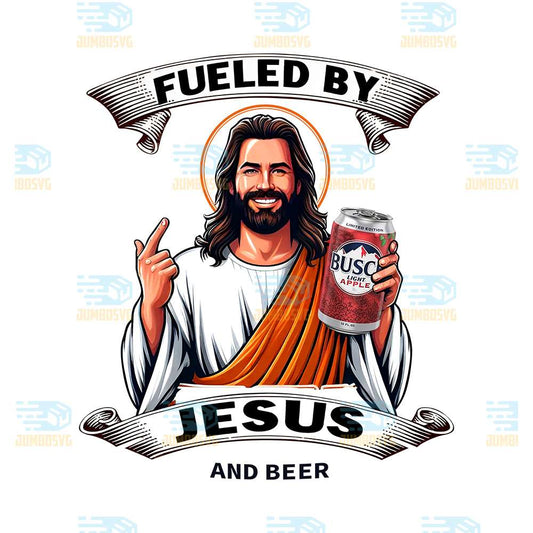Busch-Apple-Fueled-By-Jesus-And-Busch-Apple-Beer-Png