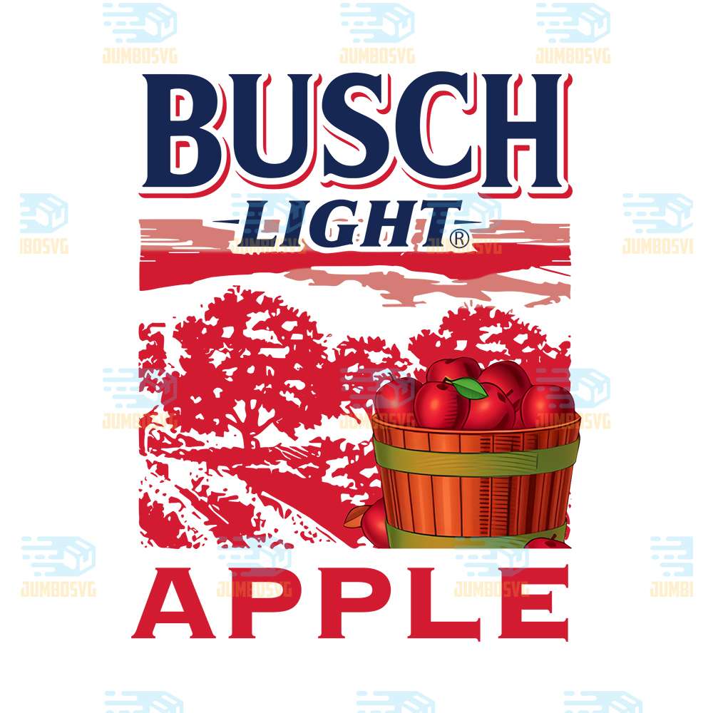 Busch-Light-Apple-Beer-Lover-Png