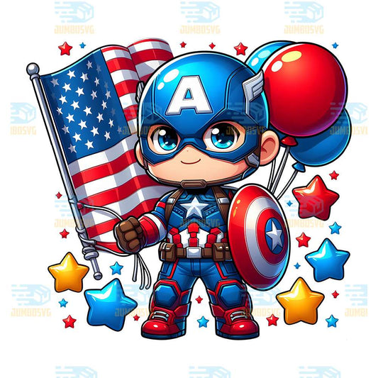 Captain-America-America-4th-Of-July-Png