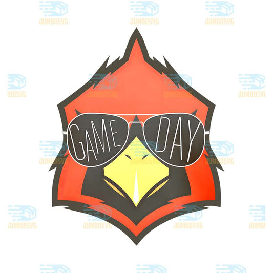 Cardinals-With-Game-Day-Glasses-Mascot-Png