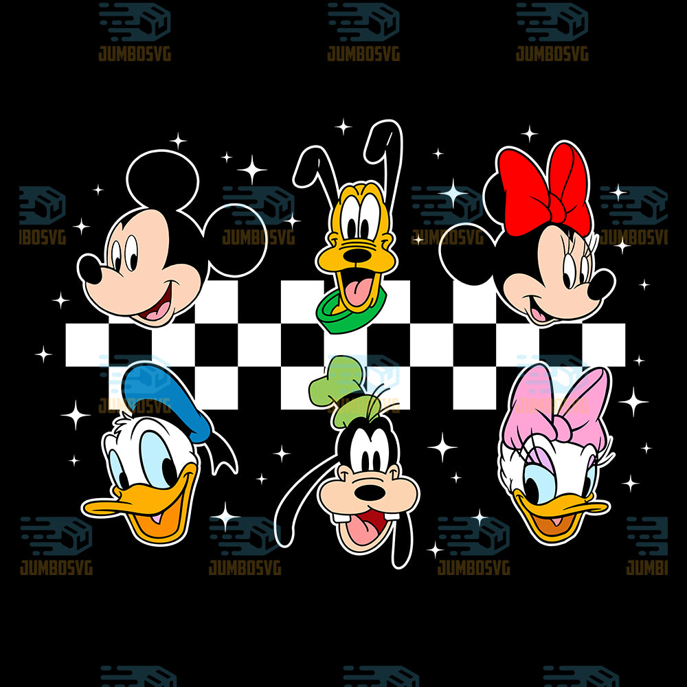 Cartoon-Friends-Character-Group-Png