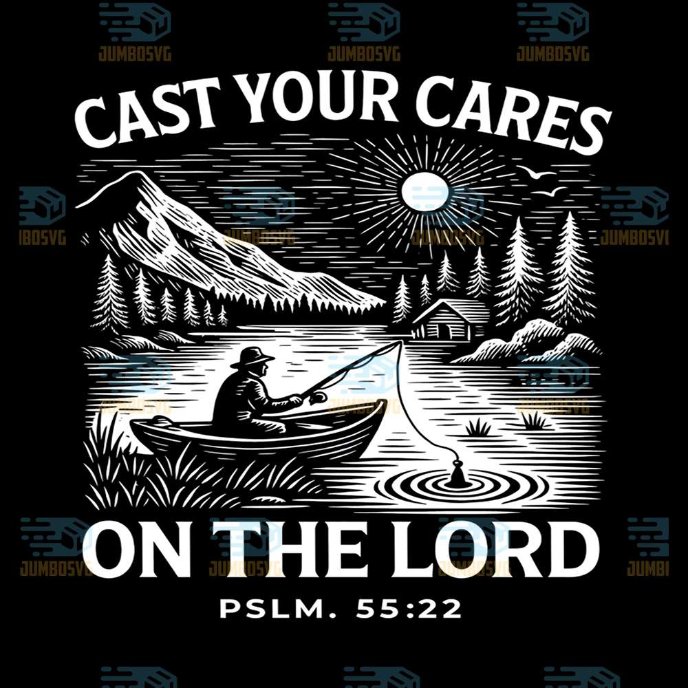 Cast-Your-Cares-On-The-Lord-Pslm-55-22-Christian-Png